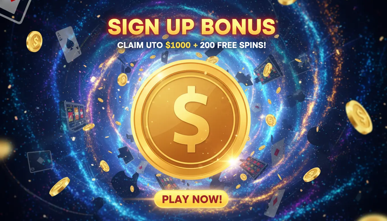 Bonus ved registrering Million casino
